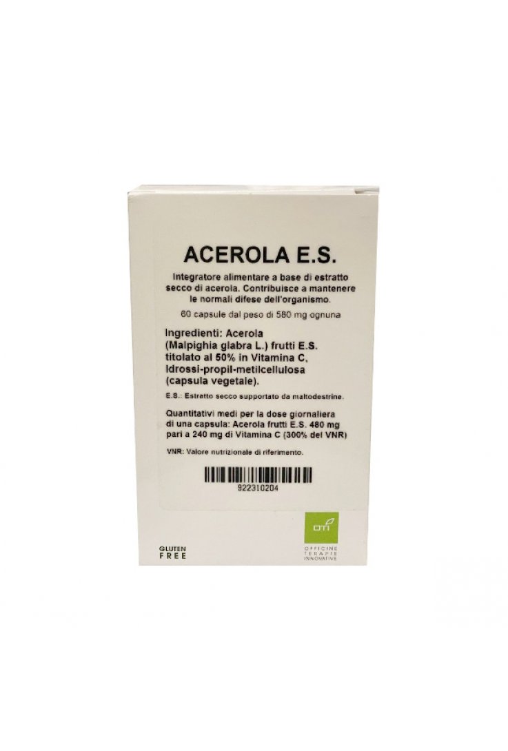 ACEROLA ESTRATTO SECCO 60 CAPSULE - Farmacia Artemisia di Montecuollo Dott. Angelo snc