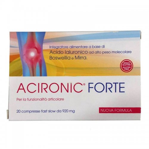 ACIRONIC FORTE 20 COMPRESSE FAST-SLOW DA 920 MG - Farmacia Artemisia di Montecuollo Dott. Angelo snc
