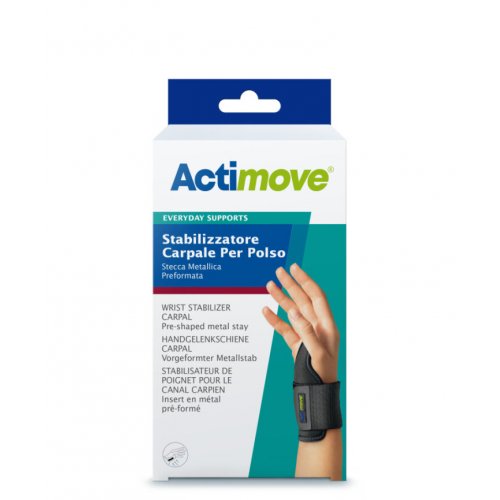 ACTIMOVE EVERYDAY STABILIZZATORE CARPALE PER POLSO CON STECCA METALLICA UNIVERSALE - Farmacia Artemisia di Montecuollo Dott. Angelo snc