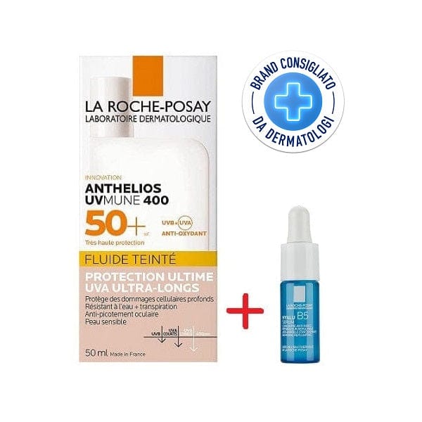 ANTHELIOS UVMUNE FLUIDO 50 ML + HYALU B5 10 ML - Farmacia Artemisia di Montecuollo Dott. Angelo snc