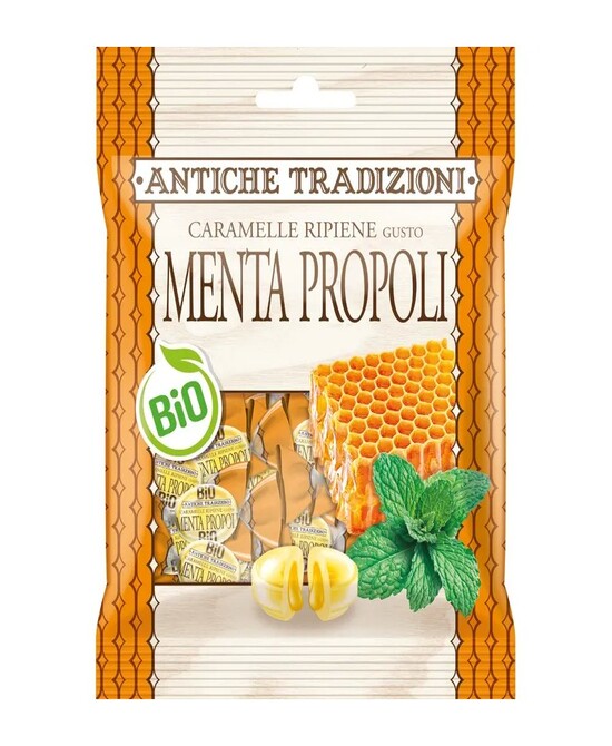 ANTICHE TRADIZIONI CARAMELLE MENTA PROPOLI 60 G - Farmacia Artemisia di Montecuollo Dott. Angelo snc