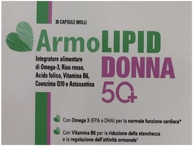ARMOLIPID DONNA 50+ 30 CAPSULE MOLLI - Farmacia Artemisia di Montecuollo Dott. Angelo snc
