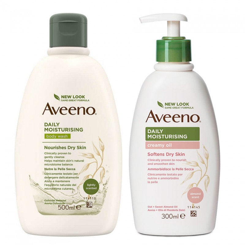 AVEENO PN BUNDLE BAGNO DOCCIA 500 ML + AVEENO CREMA OLIO 300 ML - Farmacia Artemisia di Montecuollo Dott. Angelo snc
