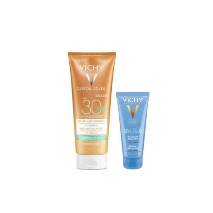 CAPITAL SOLEIL SLEEVER GEL WET 30 + DOPOSOLE VICHY 100 ML - Farmacia Artemisia di Montecuollo Dott. Angelo snc