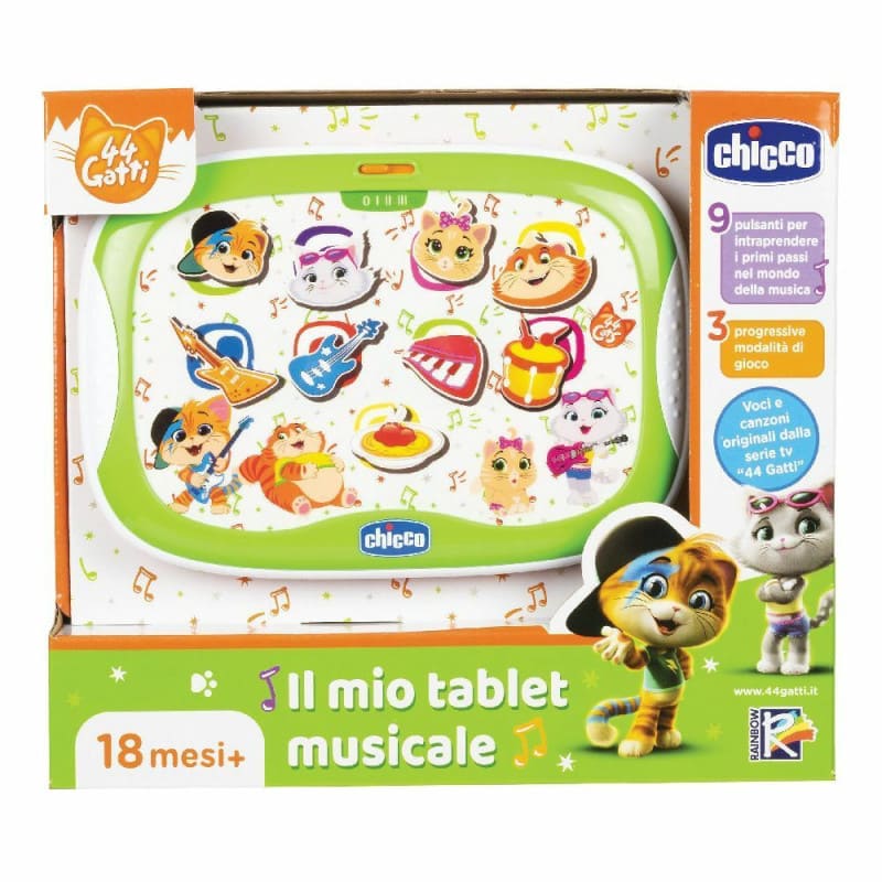CH GIOCO 44 GATTI IL MIO TABLET MUSICALE IT - Farmacia Artemisia di Montecuollo Dott. Angelo snc