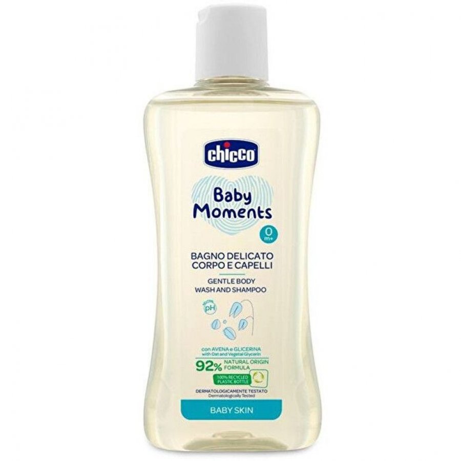 CHICCO BABY MOMENTS BAGNO CORPO CAP 200 ML - Farmacia Artemisia di Montecuollo Dott. Angelo snc