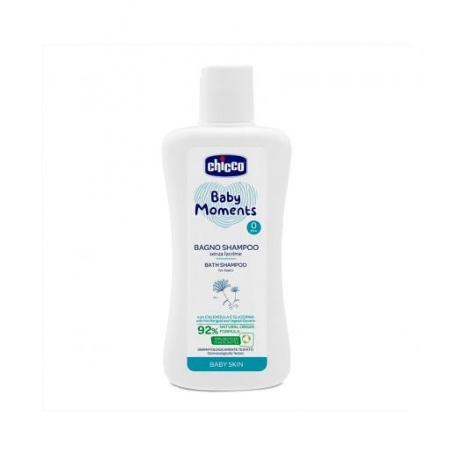 CHICCO BABY MOMENTS BAGNO SHAMPOO DELICATE 200 ML - Farmacia Artemisia di Montecuollo Dott. Angelo snc