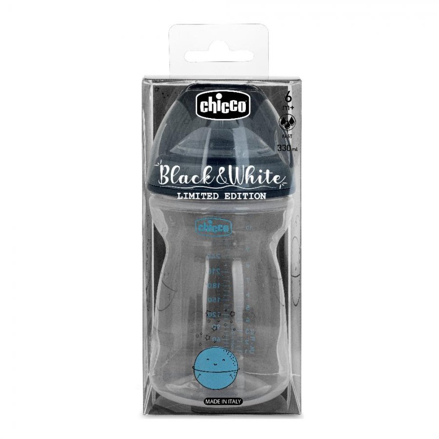CHICCO BIBERON NUOVA FORMULA BLACK&WHITE 330 ML - Farmacia Artemisia di Montecuollo Dott. Angelo snc