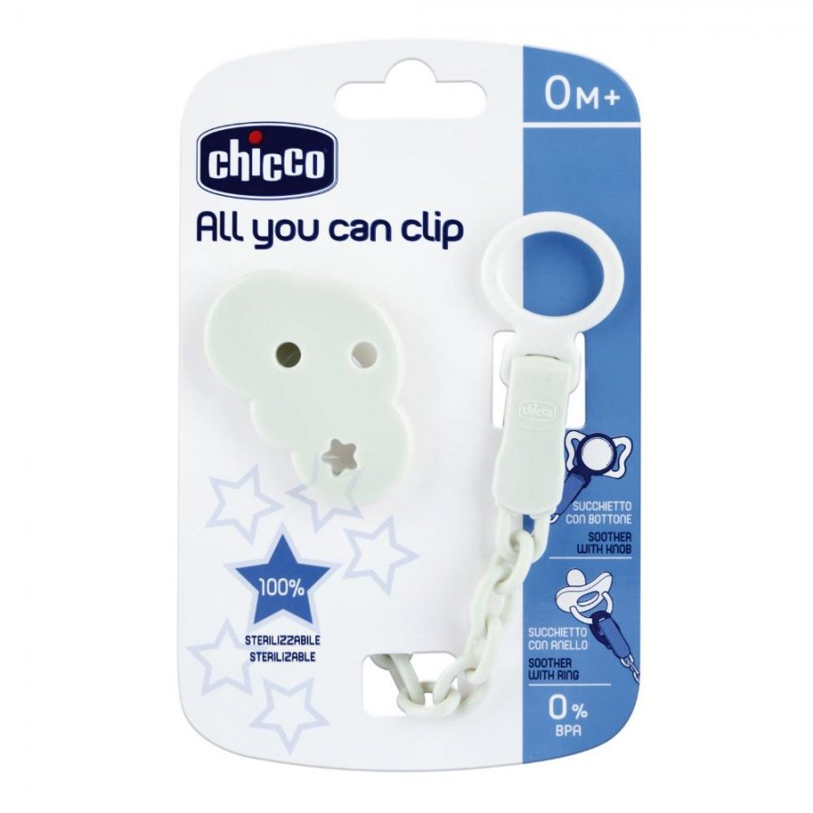 CHICCO CLIP UNIVERSALE GRIGIA - Farmacia Artemisia di Montecuollo Dott. Angelo snc