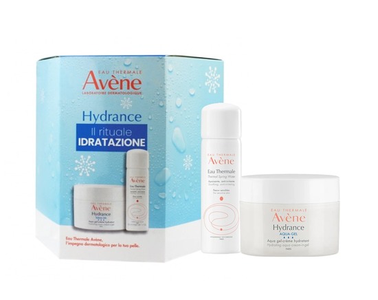 COFANETTO NATALE HYDRANCE 1 HYDRANCE AQUA GEL 50 ML + 1 ACQUA TERMALE 50 ML - Farmacia Artemisia di Montecuollo Dott. Angelo snc