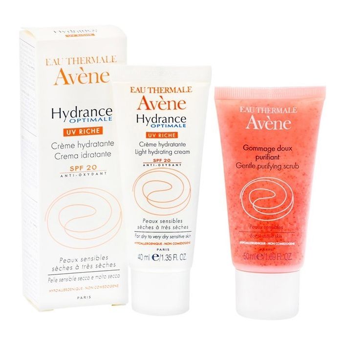 EAU THERMALE AVENE HYDRANCE OPTIMALE LEGERE + GOMMAGE DELICATO PURIFICANTE - Farmacia Artemisia di Montecuollo Dott. Angelo snc