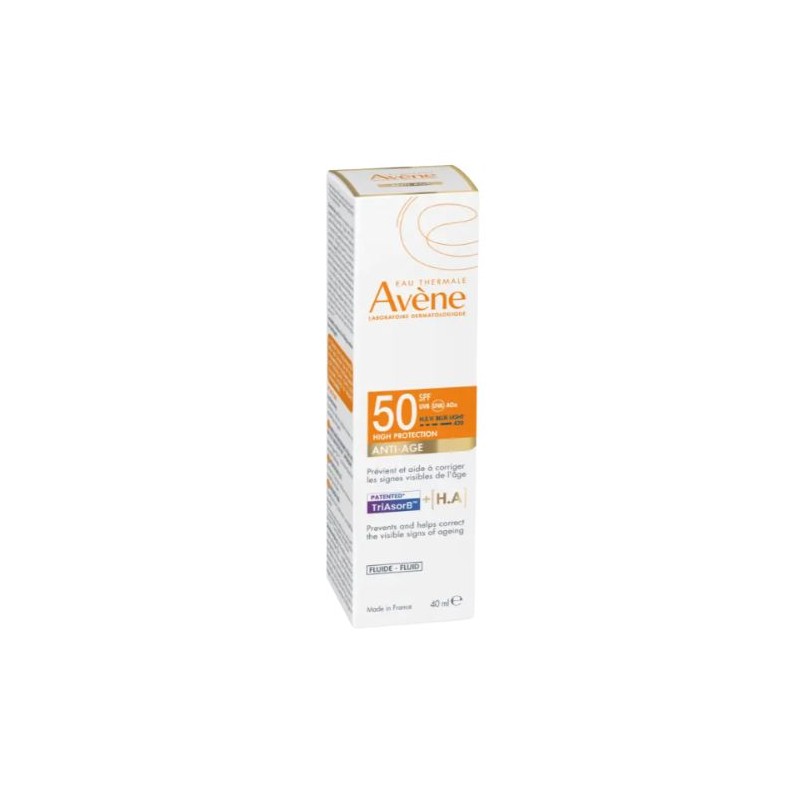 EAU THERMALE AVENE SOLARE FLUIDO ANTI-ETA' SPF 50 40 ML - Farmacia Artemisia di Montecuollo Dott. Angelo snc