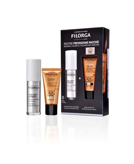 FILORGA COFANETTO SKIN UNIFY INTENSIVE 30 ML + UV BRONZE FACE 40 ML - Farmacia Artemisia di Montecuollo Dott. Angelo snc