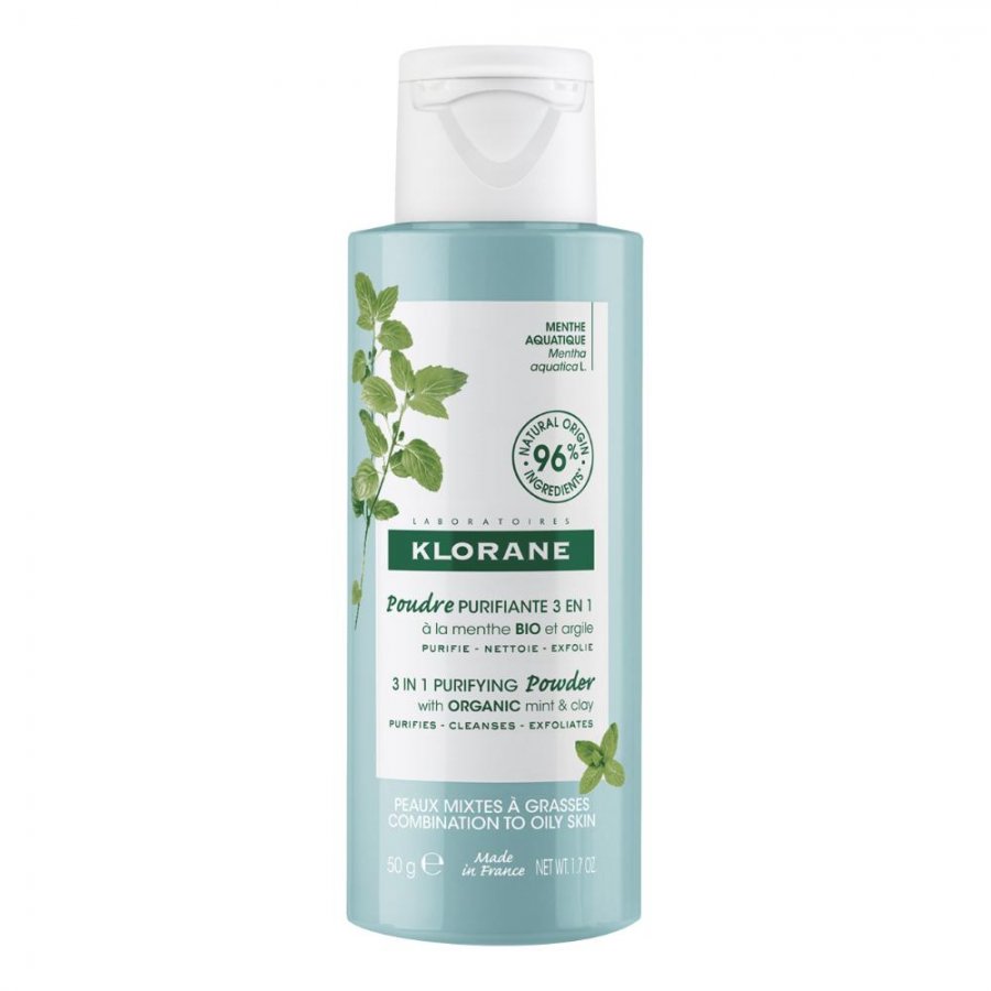 KLORANE POLVERE PURIFICANTE MENTA ACQUATICA 50 G - Farmacia Artemisia di Montecuollo Dott. Angelo snc