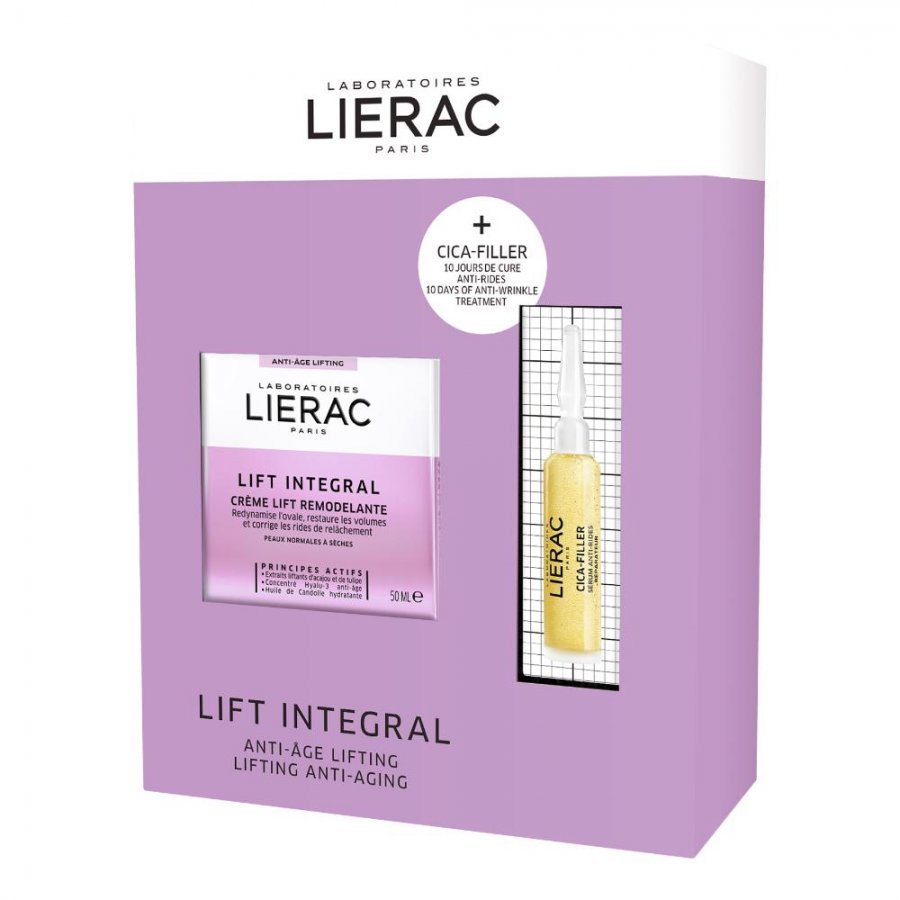 LIERAC BUNDLE LIFT INTEGRAL CREMA 50 ML + CICA-FILLER FIALA 10 ML - Farmacia Artemisia di Montecuollo Dott. Angelo snc