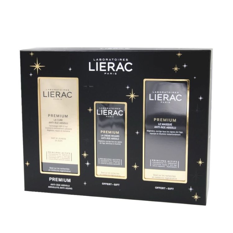 LIERAC COFFRET PREMIUM CURE 30 ML + OCCJI 15 ML + MASCHERA 75 ML OFFERED - Farmacia Artemisia di Montecuollo Dott. Angelo snc