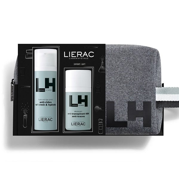 LIERAC HOMME COFFRET ANTIRUGHE 50 ML + DEO 50 ML + TROUSSE - Farmacia Artemisia di Montecuollo Dott. Angelo snc