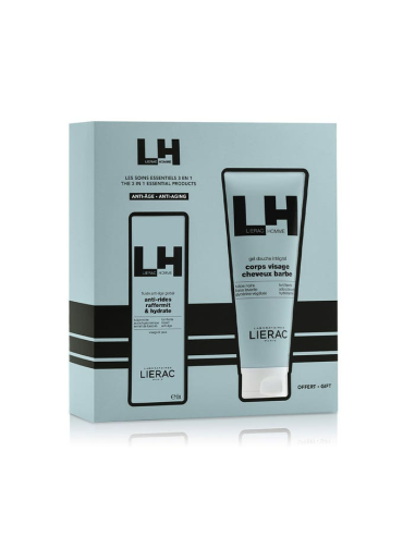 LIERAC HOMME SET IDRATAZIONE GEL IDRATANTE 50 ML + GEL 3IN1 200 ML - Farmacia Artemisia di Montecuollo Dott. Angelo snc