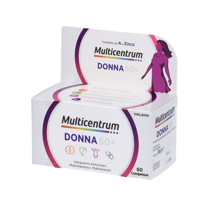 MULTICENTRUM DONNA 50+ 60 COMPRESSE - Farmacia Artemisia di Montecuollo Dott. Angelo snc