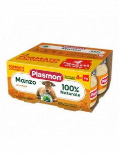 PLASMON OMOGENEIZZATO MANZO 4 X 80 G - Farmacia Artemisia di Montecuollo Dott. Angelo snc