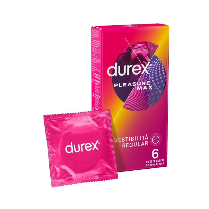 PROFILATTICO DUREX PLEASUREMAX EASYON 6 PEZZI - Farmacia Artemisia di Montecuollo Dott. Angelo snc