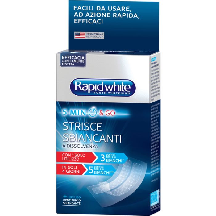 RAPID WHITE KIT STRISCE SBIANCANTI 8 PEZZI - Farmacia Artemisia di Montecuollo Dott. Angelo snc