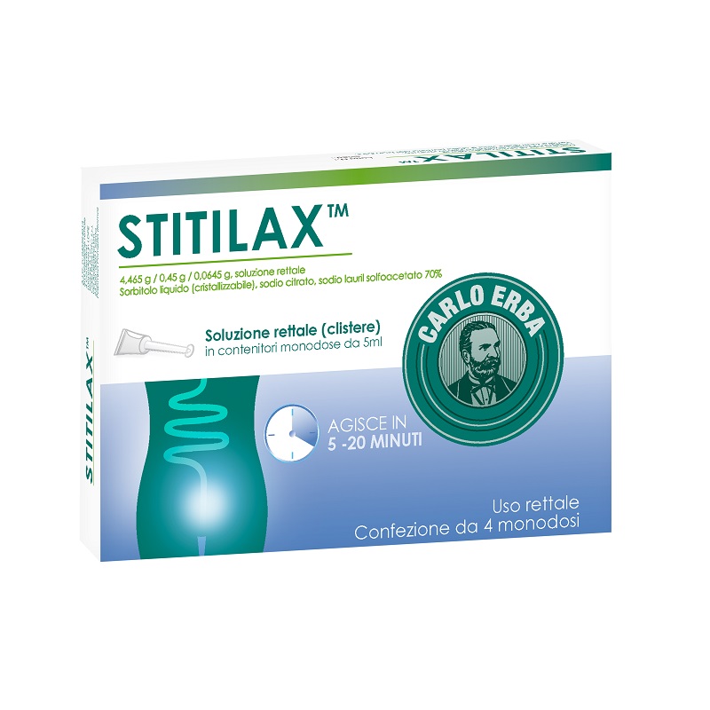 STITILAX*RETT SOL 4FL MONO 5ML - Farmacia Artemisia di Montecuollo Dott. Angelo snc