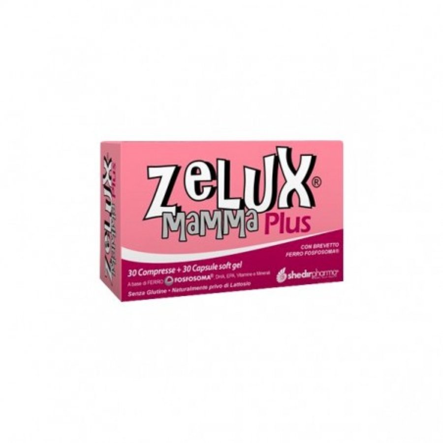 ZELUX MAMMA PLUS 30 COMPRESSE + 30 CAPSULE SOFT GEL - Farmacia Artemisia di Montecuollo Dott. Angelo snc