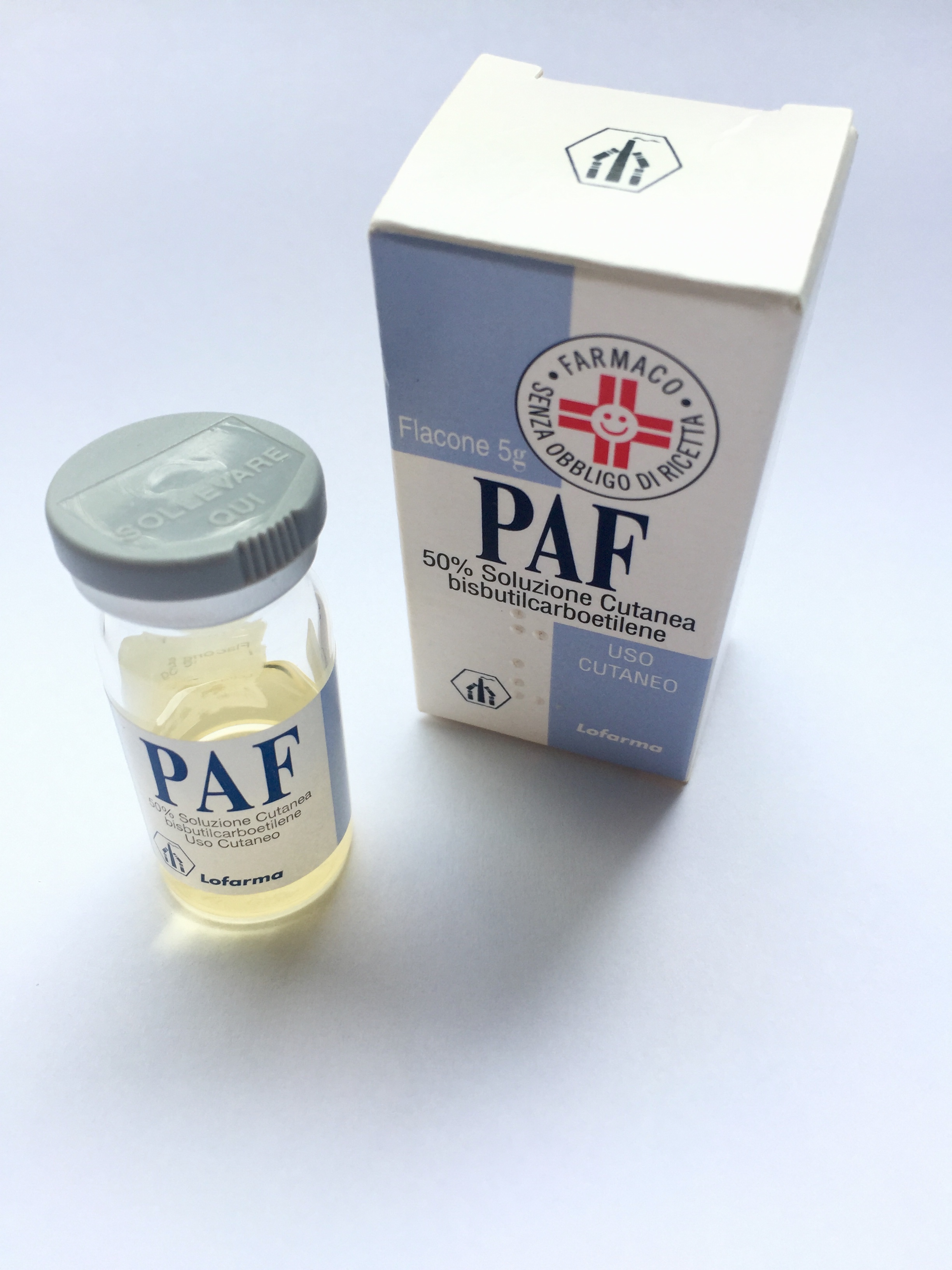 PAF*SOLUZ CUT FL 5G 500MG/ML - Farmacia Artemisia di Montecuollo Dott. Angelo snc