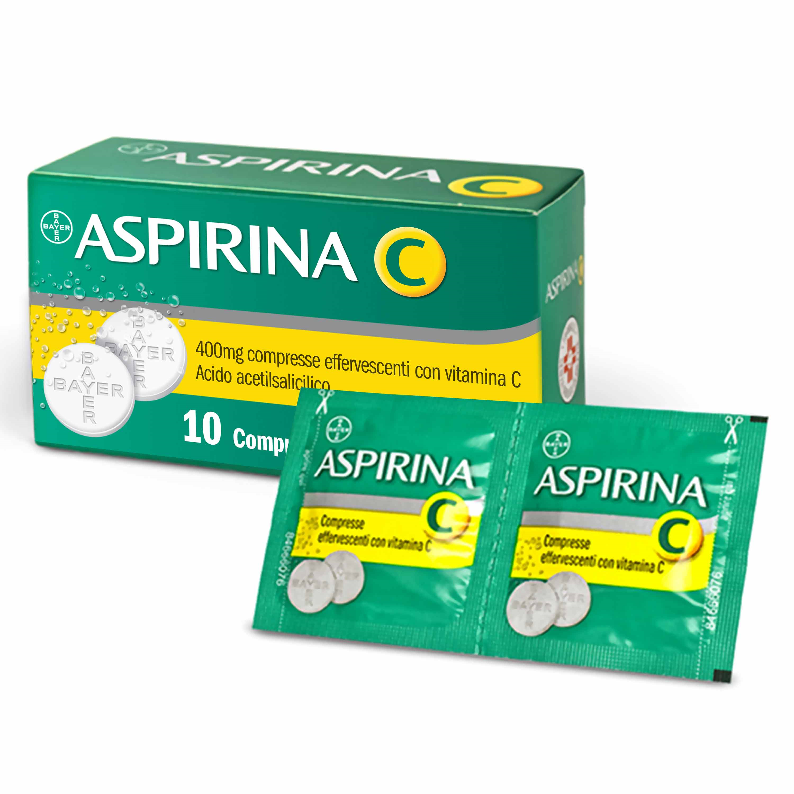 ASPIRINA C*10CPR EFF 400+240MG - Farmacia Artemisia di Montecuollo Dott. Angelo snc