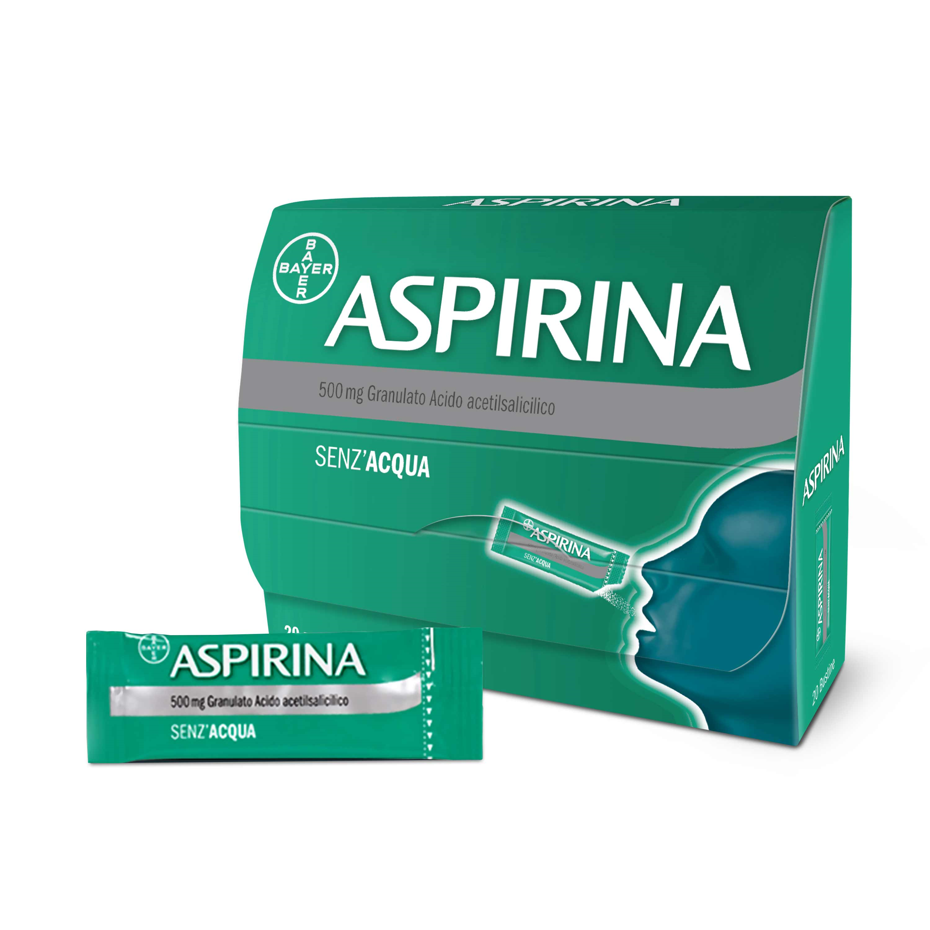 ASPIRINA*OS GRAT 20BUST 500MG - Farmacia Artemisia di Montecuollo Dott. Angelo snc
