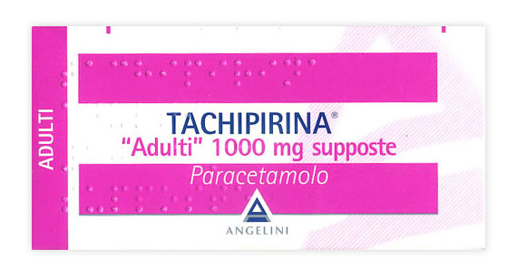 TACHIPIRINA*AD 10SUPP 1000MG - Farmacia Artemisia di Montecuollo Dott. Angelo snc