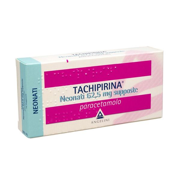 TACHIPIRINA*NEO 10SUPP 62,5MG - Farmacia Artemisia di Montecuollo Dott. Angelo snc