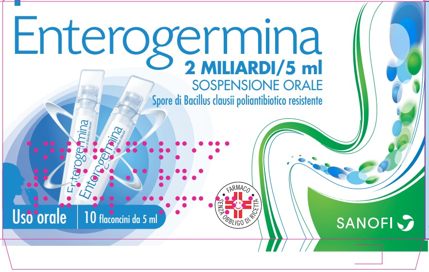 ENTEROGERMINA*OS 10FL 2MLD/5ML - Farmacia Artemisia di Montecuollo Dott. Angelo snc