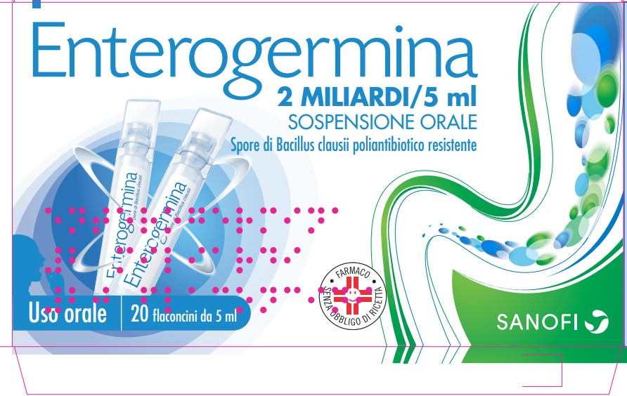 ENTEROGERMINA*OS 20FL 2MLD/5ML - Farmacia Artemisia di Montecuollo Dott. Angelo snc
