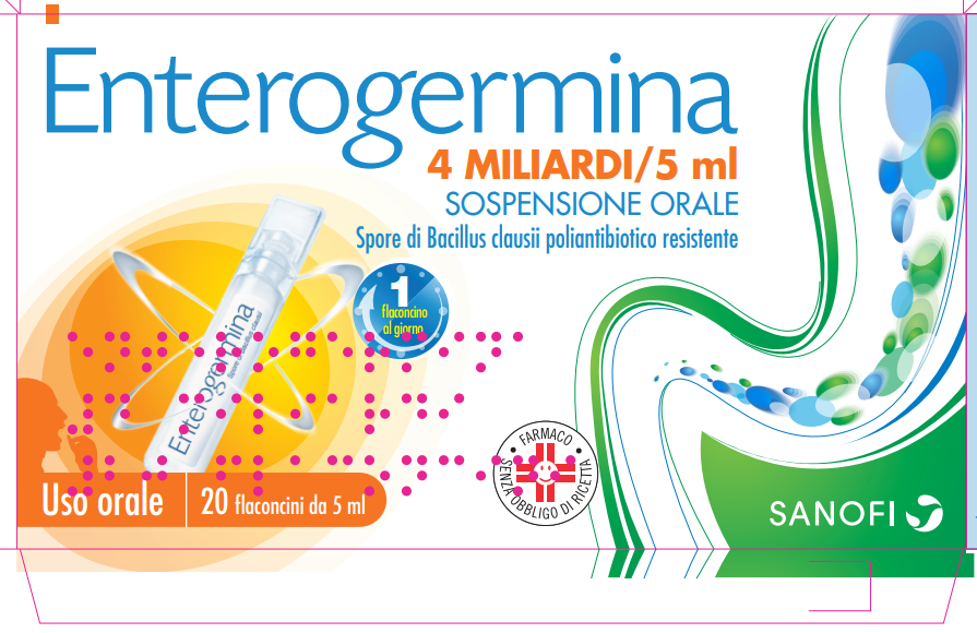 ENTEROGERMINA*OS 20FL 4MLD 5ML - Farmacia Artemisia di Montecuollo Dott. Angelo snc