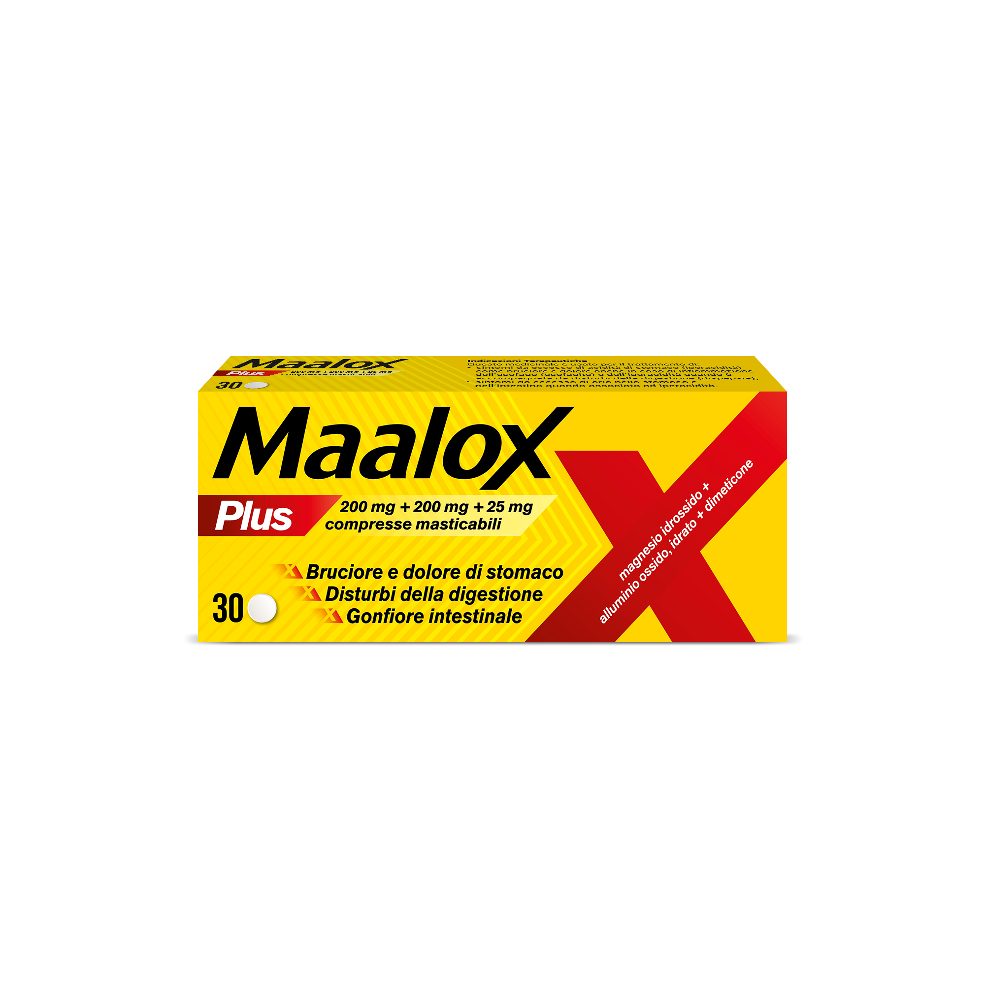 MAALOX PLUS*30CPR MAST - Farmacia Artemisia di Montecuollo Dott. Angelo snc
