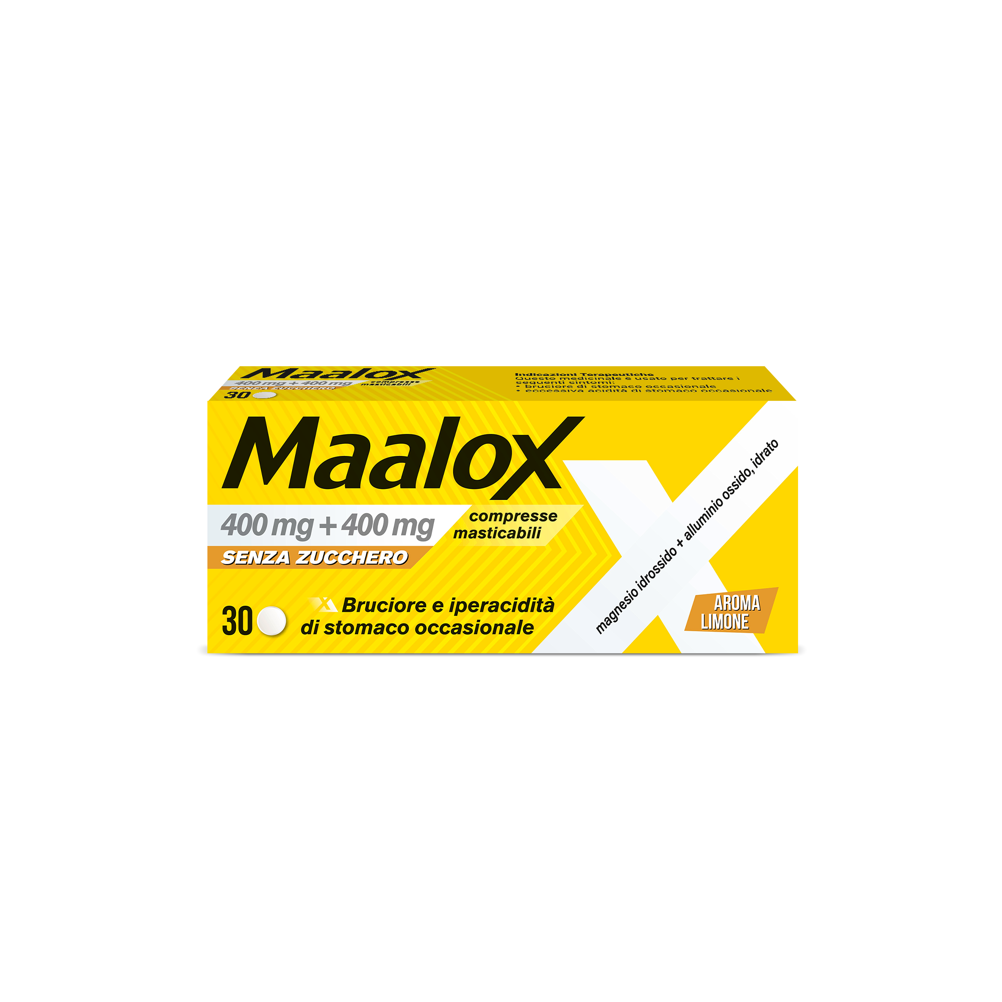 MAALOX*S/Z 30CPR LIMO400+400MG - Farmacia Artemisia di Montecuollo Dott. Angelo snc
