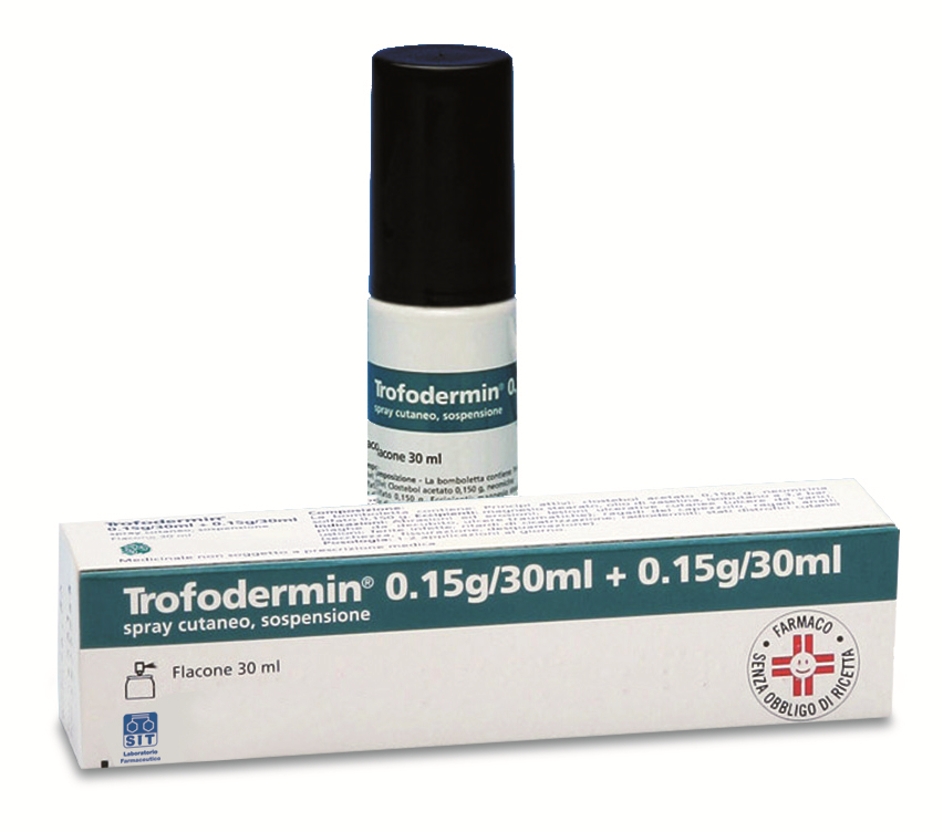TROFODERMIN*SPR CUT 30ML 5%+5% - Farmacia Artemisia di Montecuollo Dott. Angelo snc