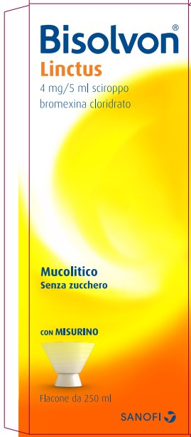 BISOLVON*LINCTUS SCIR FL 250ML - Farmacia Artemisia di Montecuollo Dott. Angelo snc