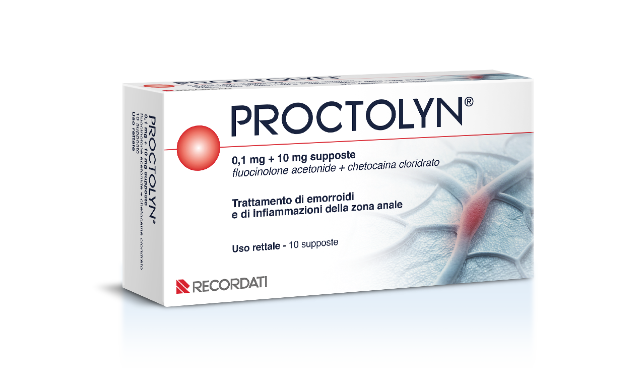 PROCTOLYN*10SUPP 0,1MG+10MG - Farmacia Artemisia di Montecuollo Dott. Angelo snc
