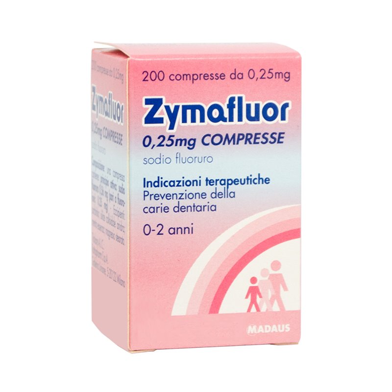 ZYMAFLUOR*200CPR 0,25MG - Farmacia Artemisia di Montecuollo Dott. Angelo snc