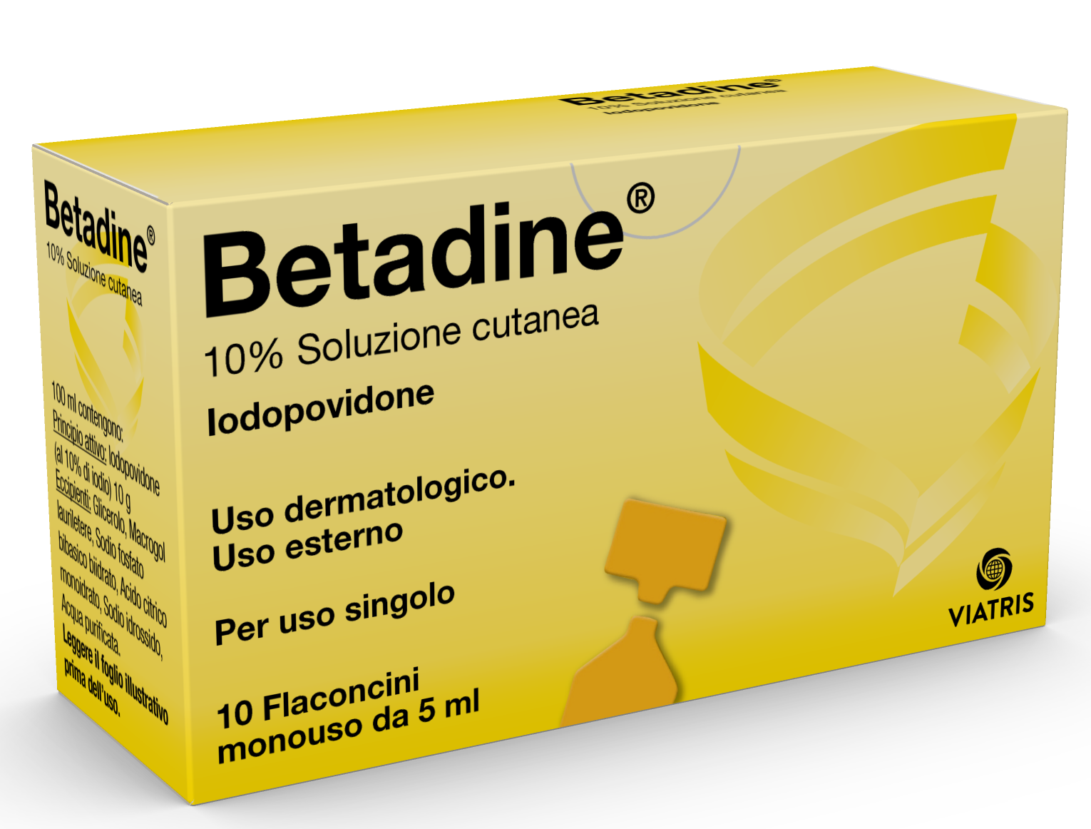 BETADINE*SOL CUT 10FL 5ML 10% - Farmacia Artemisia di Montecuollo Dott. Angelo snc
