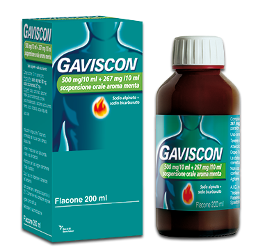 GAVISCON*OS 500+267MG/10ML MEN - Farmacia Artemisia di Montecuollo Dott. Angelo snc
