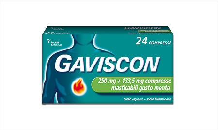 GAVISCON*24CPR MENT250+133,5MG - Farmacia Artemisia di Montecuollo Dott. Angelo snc
