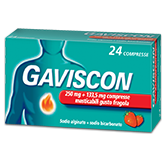 GAVISCON*24CPR FRAG250+133,5MG - Farmacia Artemisia di Montecuollo Dott. Angelo snc