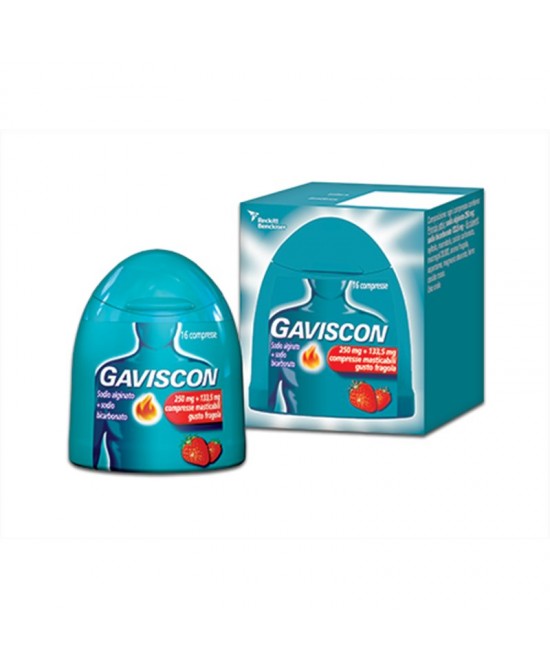 GAVISCON*16CPR FRAG250+133,5MG - Farmacia Artemisia di Montecuollo Dott. Angelo snc