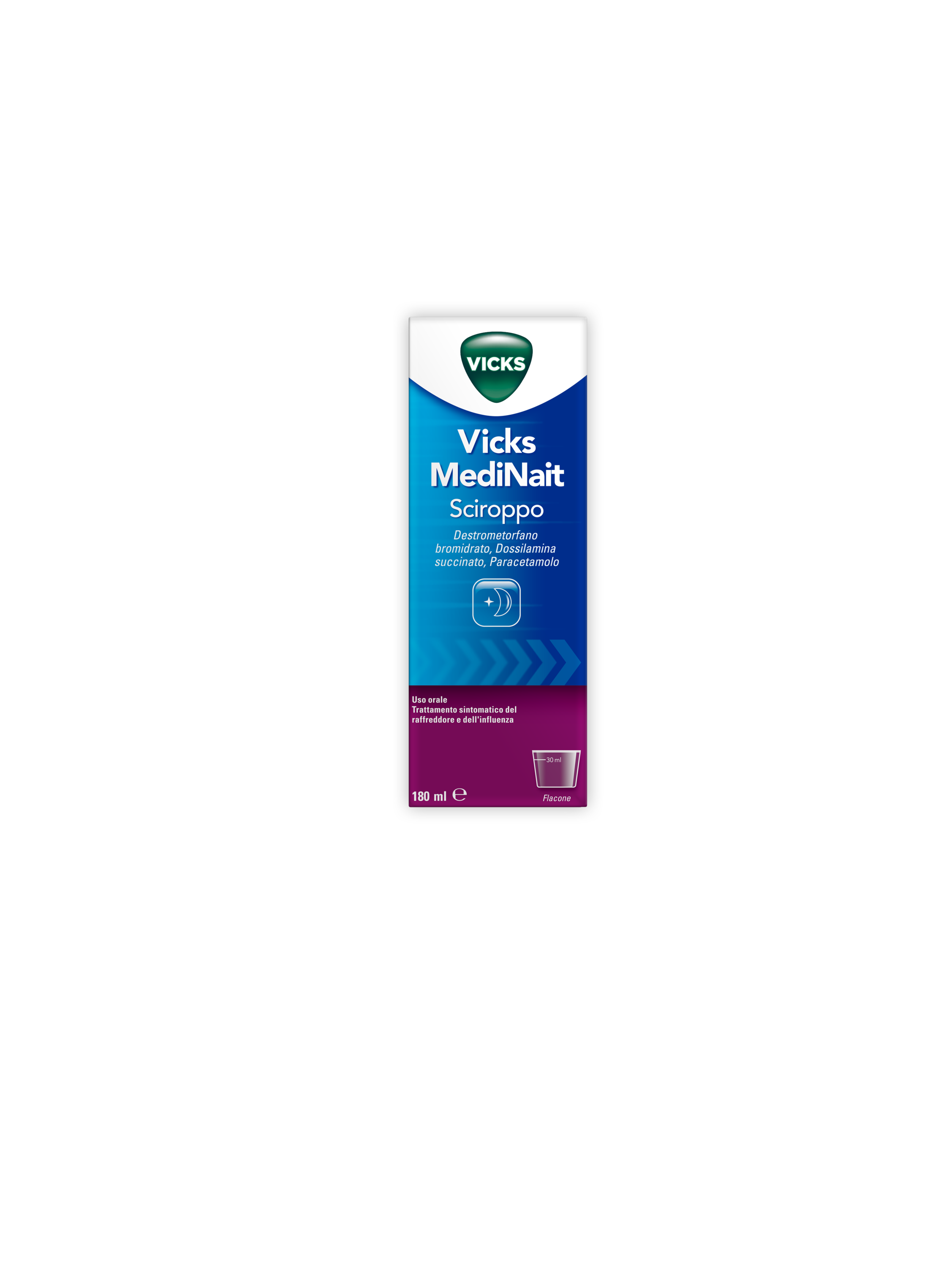 VICKS MEDINAIT*SCIR 180ML - Farmacia Artemisia di Montecuollo Dott. Angelo snc