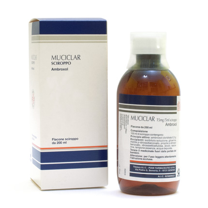 MUCICLAR*SCIR 200ML 15MG/5ML - Farmacia Artemisia di Montecuollo Dott. Angelo snc