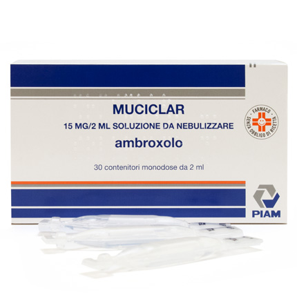 MUCICLAR*NEBUL 30FL 15MG 2ML - Farmacia Artemisia di Montecuollo Dott. Angelo snc